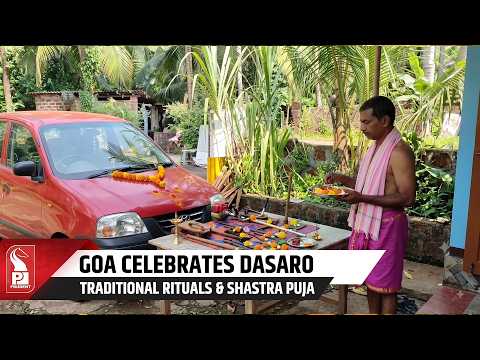 Goa Celebrates Dussehra with Festive Enthusiasm, Traditional Rituals, and Shastra Puja