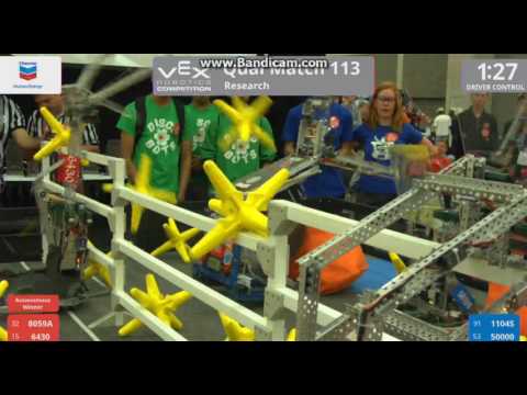 VEX Worlds 2017 6430 (Research) Qual 113