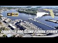 Flyover of Carrabelle and Dog Island from Islandview Park with my DJI Mini 4 Pro drone in 4k