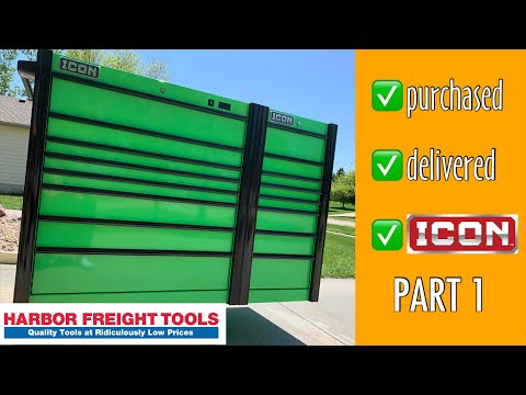 Harbor Freight ICON Toolbox What to Expect when you are Expecting an ICON toolbox purchase