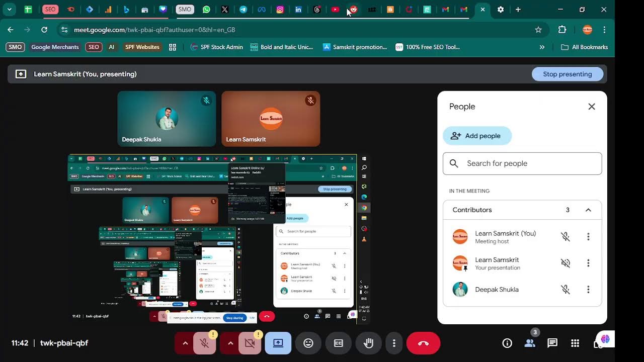Samskrit Tutorial Live Stream