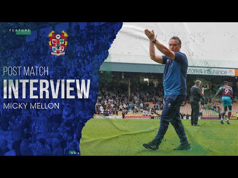 Post Match | Micky Mellon (Port Vale)
