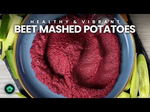 Creamy BEET MASHED POTATOES Recipe | How to Make BEETROOT MASH Dip | Healthy Side Dish