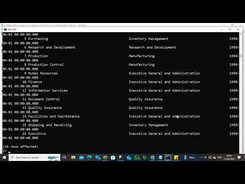 Sqlcmd Example