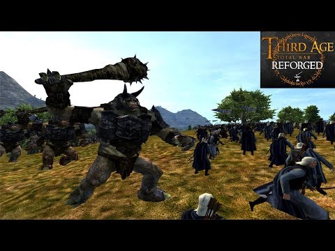 4-WAY FIGHT FOR FANGORN FOREST - Third Age: Total War (Reforged)