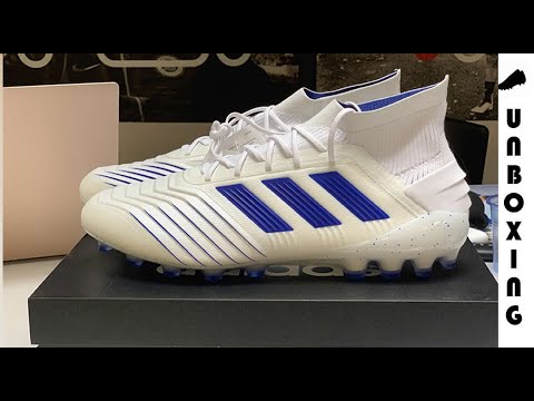adidas Predator 19.1 AG Virtuso Pack - White/Bold Blue