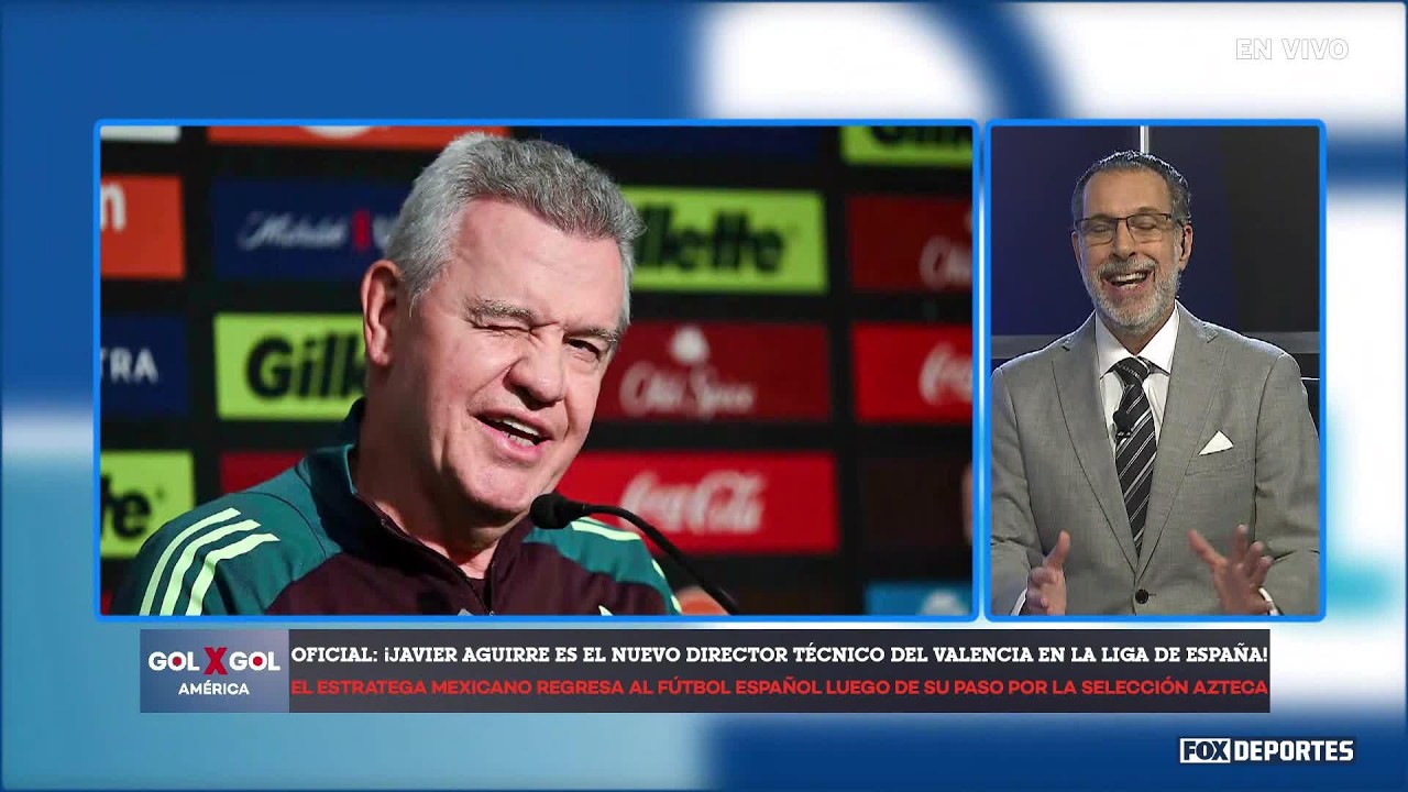 ¡YA ES OFICIAL! | Javier Aguirre es nuevo director técnico del Valencia | GolXGol