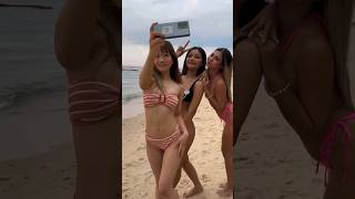Download lagu Modelling in Pattaya beach with my asians girls ✨️ #pattaya #thailand #bikini mp3