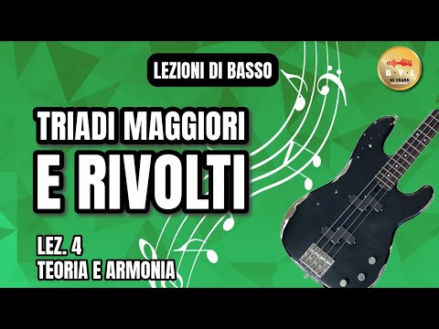 Bass Lessons #4 Theory and Harmony - Major Triads and Inversions