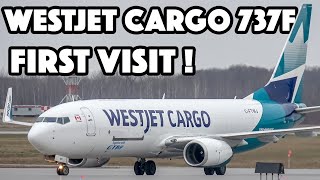 FIRST VISIT: WestJet Cargo Boeing 737-800(BCF) action in Montreal (YMX/CYMX)