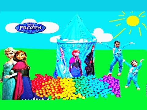 Disney Frozen Movie Videos Castle Kingdom Rainbow Ballpit Surprise Toys Videos Kids Fun Activities Video