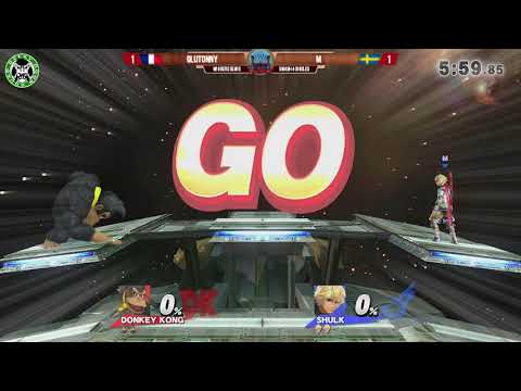 Valhalla - Glutonny (DK) Vs. M (Shulk) - Winners Semis - Smash 4