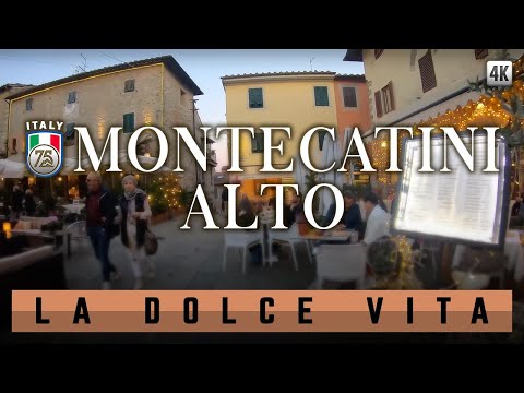 Day Trip to the top Montecatini Alto - A place to Retire! La Dolce Vita! Tuscany, Italy