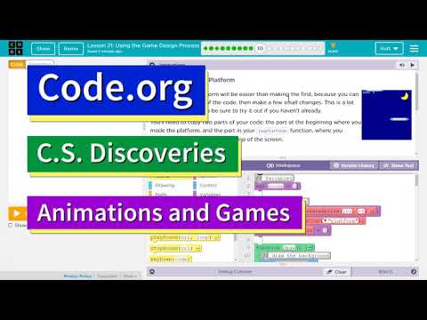 Code.org Lesson 27.9 Using the Game Design Process | Tutorial with Answers | Unit 3 CS Discoveries