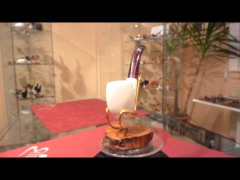 Pipa schiuma di mare bent fatta a mano - www.paronellipipe.it