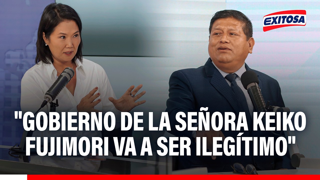 🔴🔵 Walter Ayala afirma que gobierno de Keiko Fujimori será "ilegítimo" y cuestionó proceso electoral