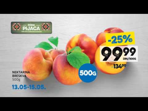 RODA: Sveže i povoljno na našoj pijaci 13. - 15.05.2016.