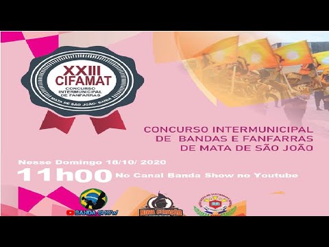 Reapresentação do Concurso de Bandas e Fanfarras de Mata de São João