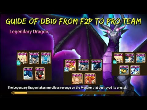 Summoners War : F2P Guide to Beat DRAGON B10 (FARMABLE - SEMI FARMABLE - FAST TEAM)