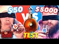 50 VS 5000 Blindfolded Alcohol Taste Test
