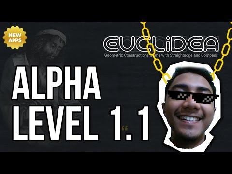 Euclidea Walkthrough - Alpha Level 1.1 - Angle of 60 Degree
