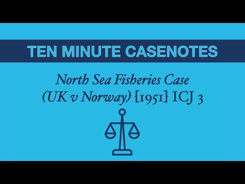 North Sea Fisheries Case (Customary International Law)