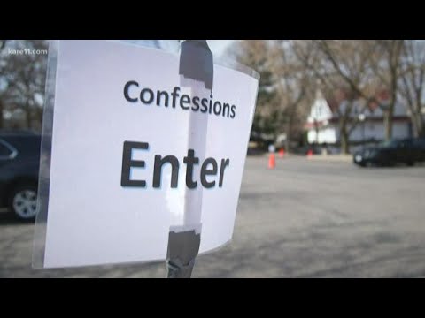 Catholic church offers curbside confessions during coronavirus pandemic