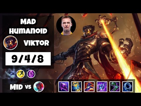 Humanoid Viktor vs Yone 11.6 Mid Lane Challenger Gameplay S11 (9/4/8) - EU