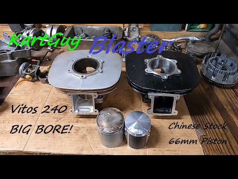 Vito's 240 BIG BORE VS Stock Chinese Jug & Piston differences!