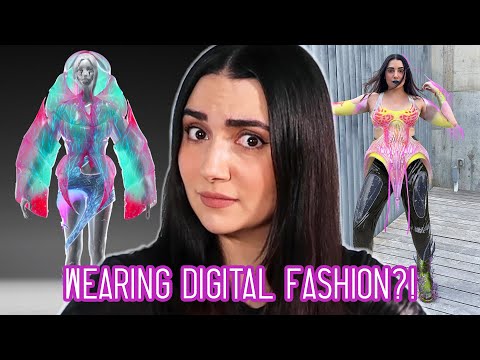 Watch This Woman Try Digital Clothes On For A Week Straight