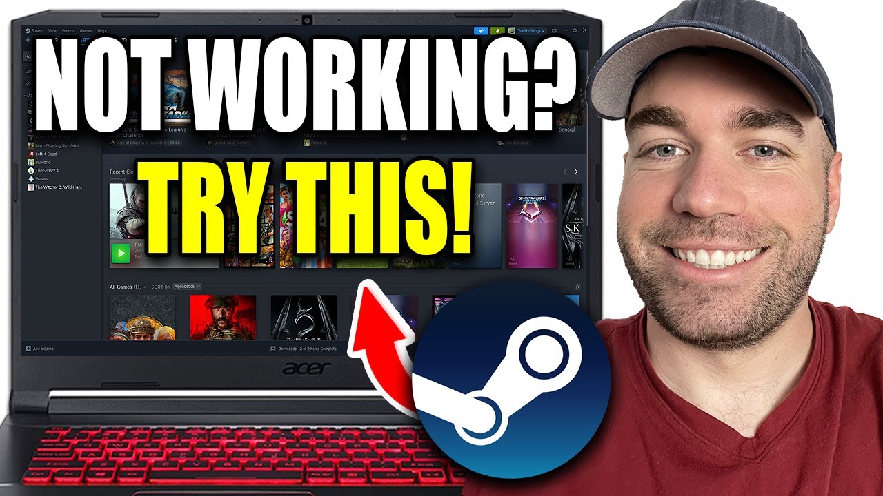 How To Fix Steam Games Not Launching - Easy Guide