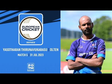 POTM: Y.Thirunavukarasu - OLT vs PCC | Highlights | ECS Switzerland | 31 July 2023 | ECS23.657