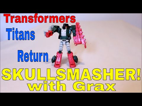Transformers Titans Return Deluxe Class Skullsmasher and Grax - GotBot True Review NUMBER 152