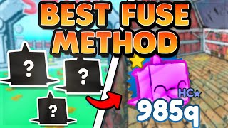 *NEW* BEST FUSE METHOD How To Get *BEST PETS* In Pet Simulator X!