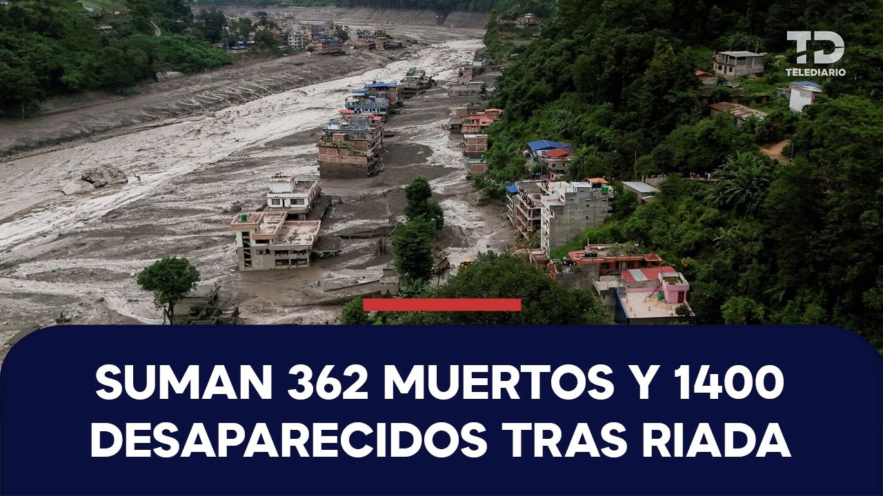Inundaciones en Nepal y China: Muertos, víctimas y daños tras riada