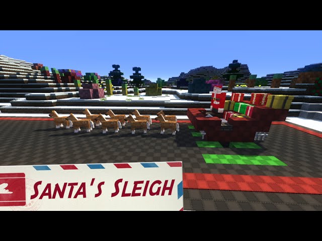 Santa's Sleigh Minecraft Map