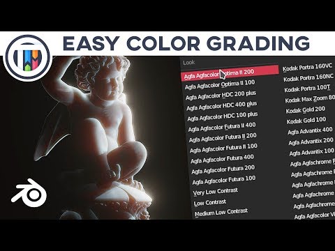 Blender 2.8 Eevee Tutorial - Post Processing Using Color Management!
