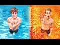 HOT VS COLD POOL CHALLENGE