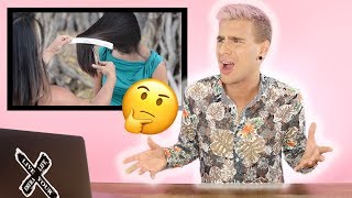 HAIRDRESSER REACTS TO THE CREACLIP HAIR CUTTING DEVICE |bradmondo