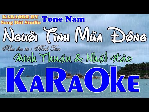 KARAOKE | Người Tình Mùa Đông - Minh Thuật & Nhật Hào | Beat phối TONE NAM ( Tone F )