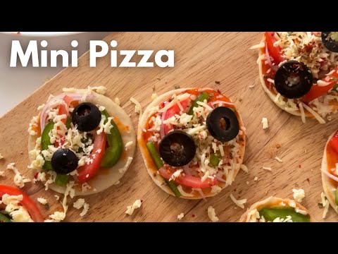 Mini Pizza Bites | Mini pizza recipe |kids Favourites @Mywhitepot 