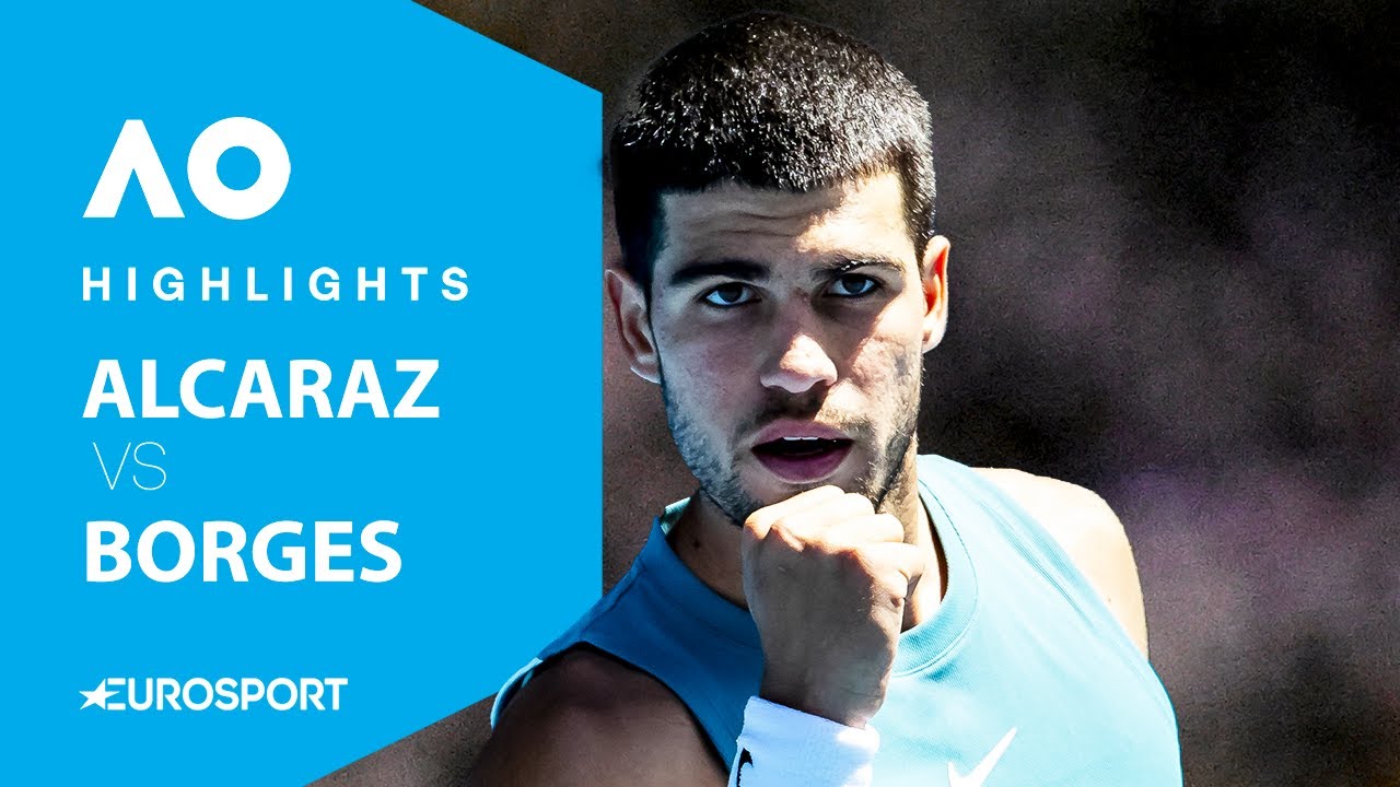Nuno Borges vs Carlos Alcaraz | Round Three | Australian Open 2025 Highlights