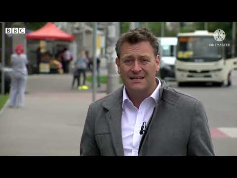 Explosions shake Kyiv while battles rage in Ukraine’s east