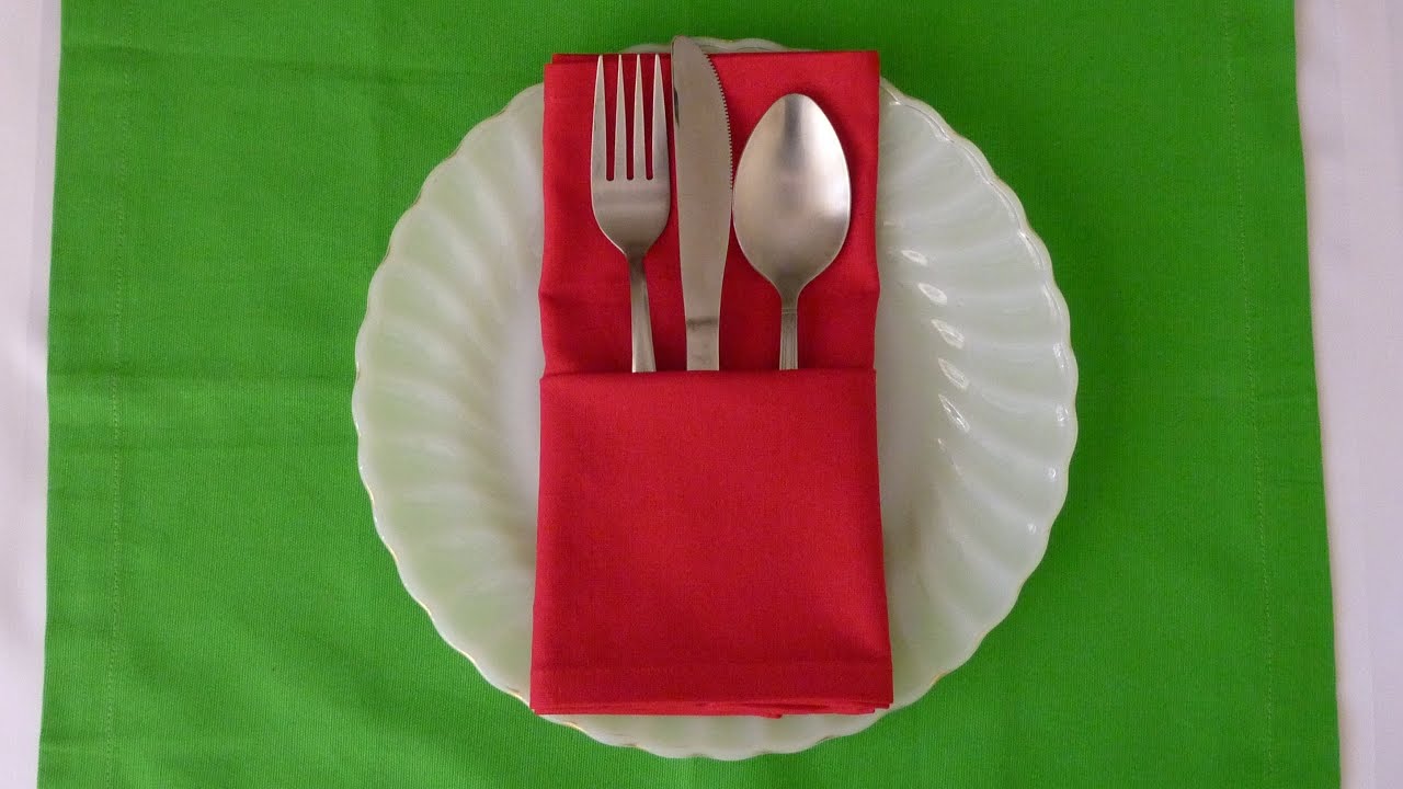 Napkin Folding - Basic Pouch