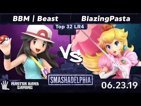 Smashadelphia 2019 - BBM | Beast (Pokemon Trainer) vs. BlazingPasta (Peach) - Top 32 LR4