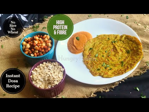 Instant Oats & Sprouts Dosa recipe | No Wheat No Rice | Oats Dosa Recipe | Healthy breakfast Recipes