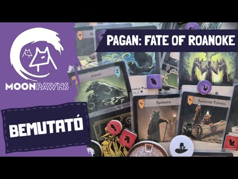 Boszorkányvadászat kettesben ️ | Pagan: Fate of Roanoke társasjáték bemutató - MOONPAWNS