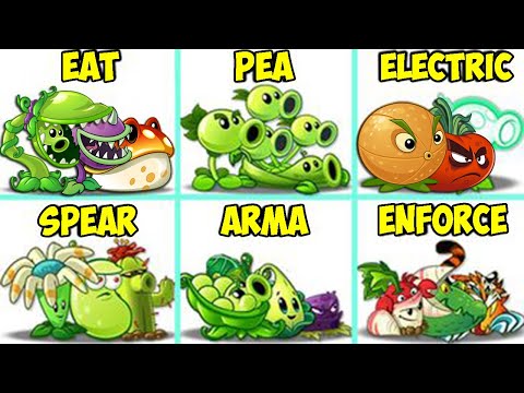 Plants vs Zombies 2! - Random 6 Team Plants VS Team Zombies? GZ Team