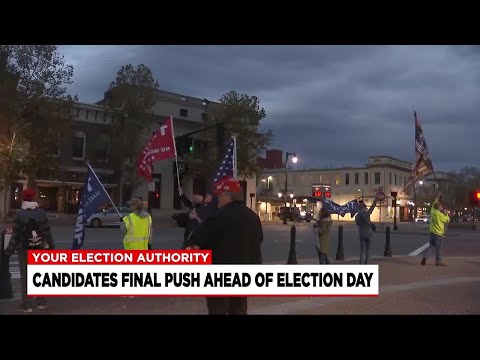 Harris, Trump supporters hold final standouts ahead of election day