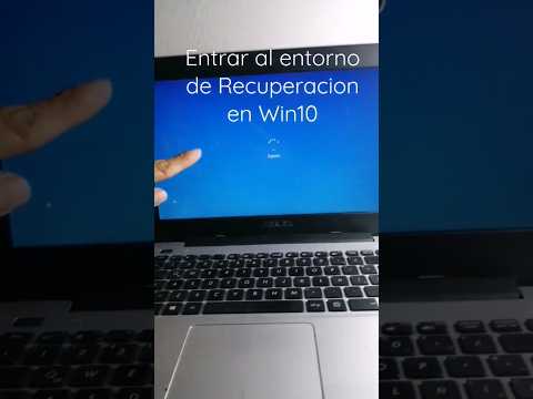 Entrar al entorno de recuperación de Win10